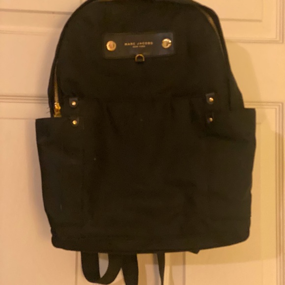 Marc Jacobs Black Nylon Backpack - Picture 1 of 4
